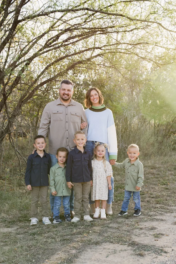 Image of big happy family
