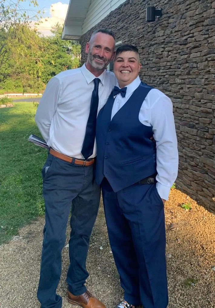 two people in suits