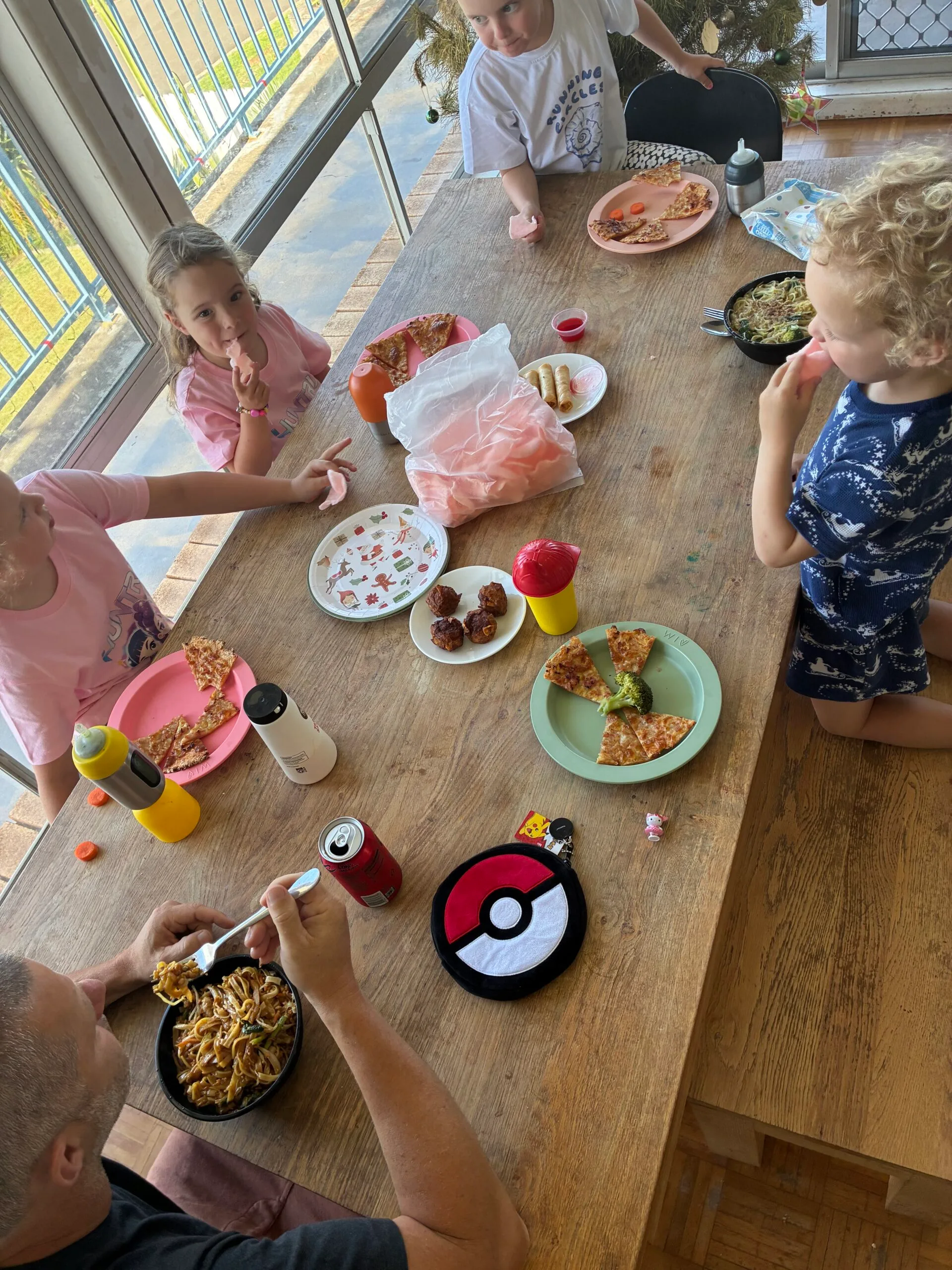 family at dinner time