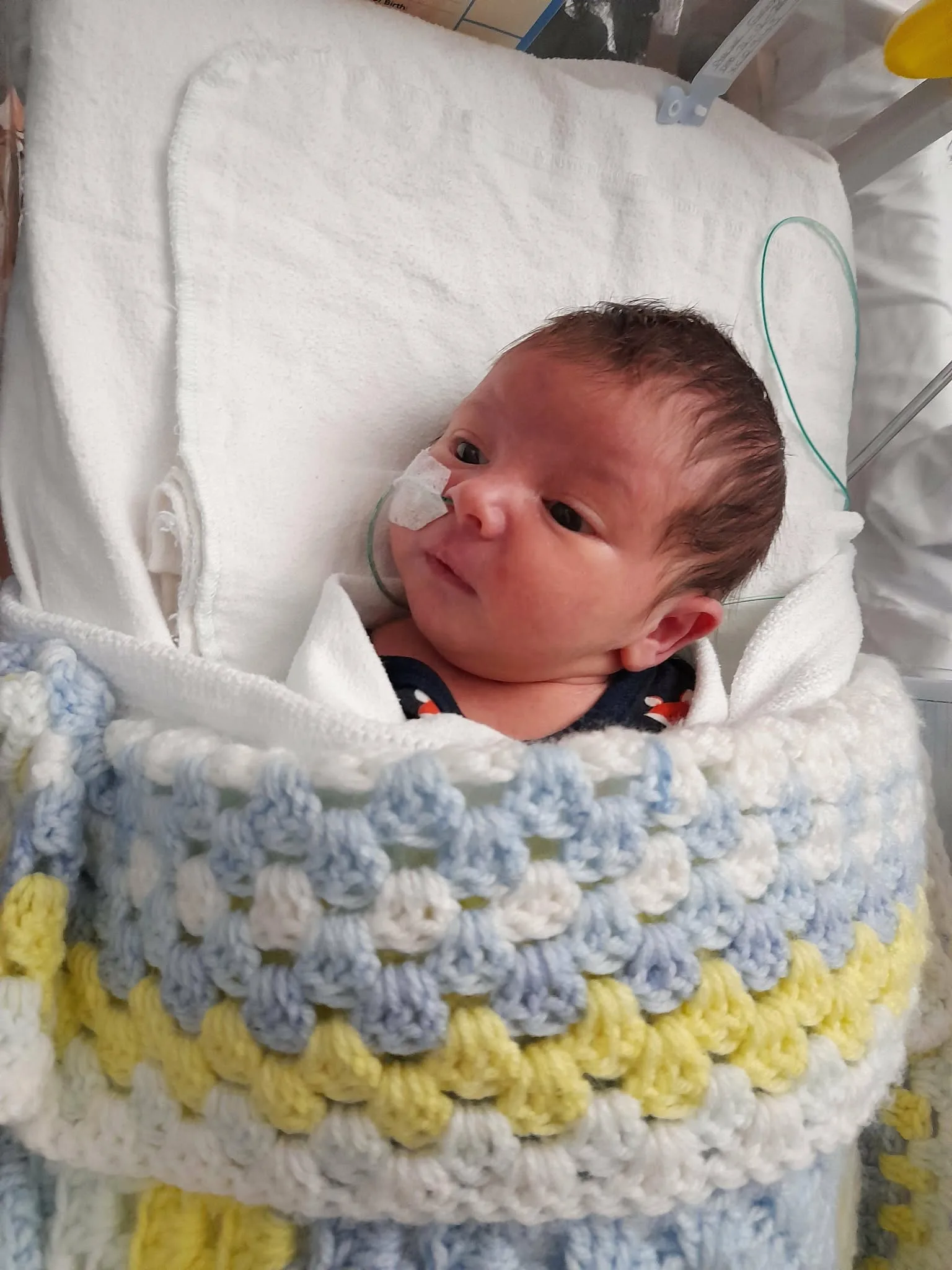Image of newborn in hospital