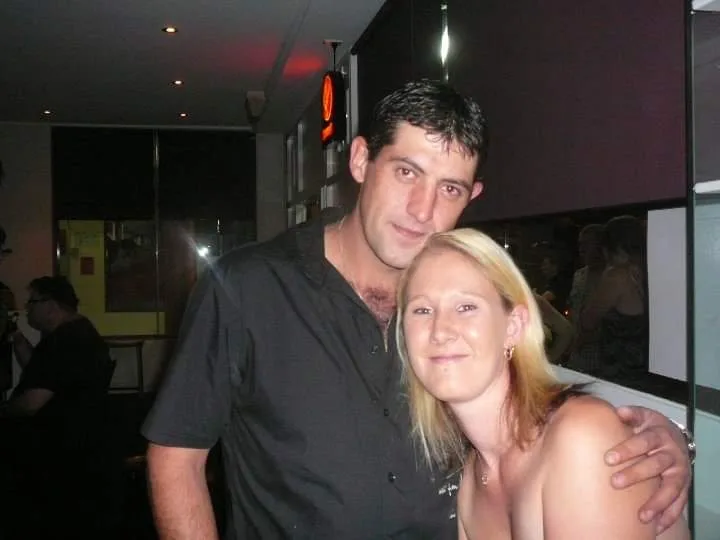 A young couple on a night out