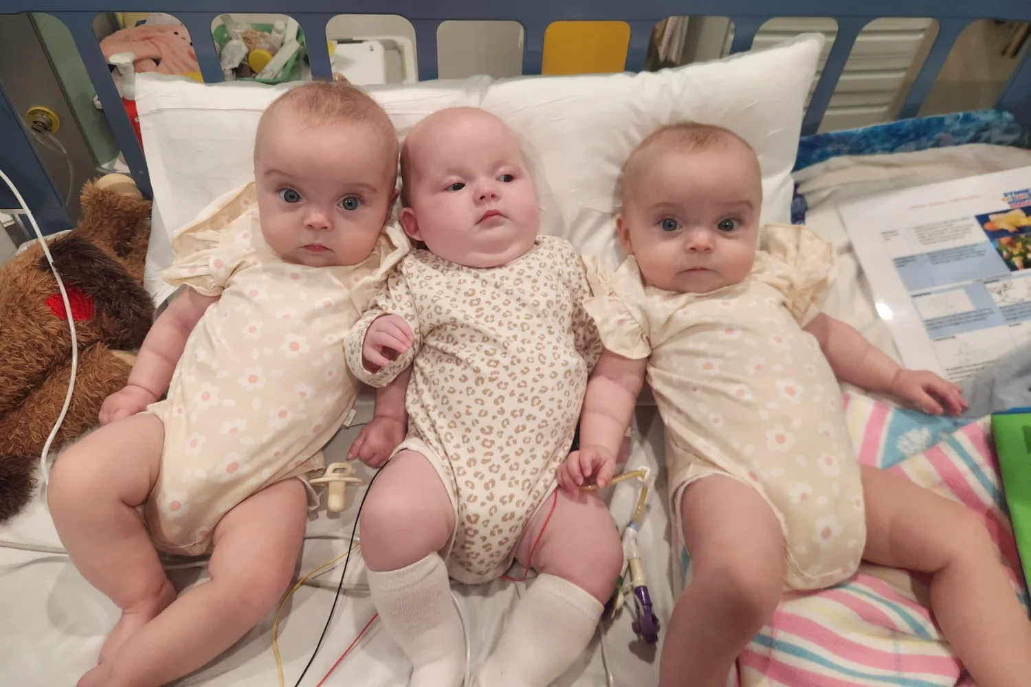 Image of triplet girls