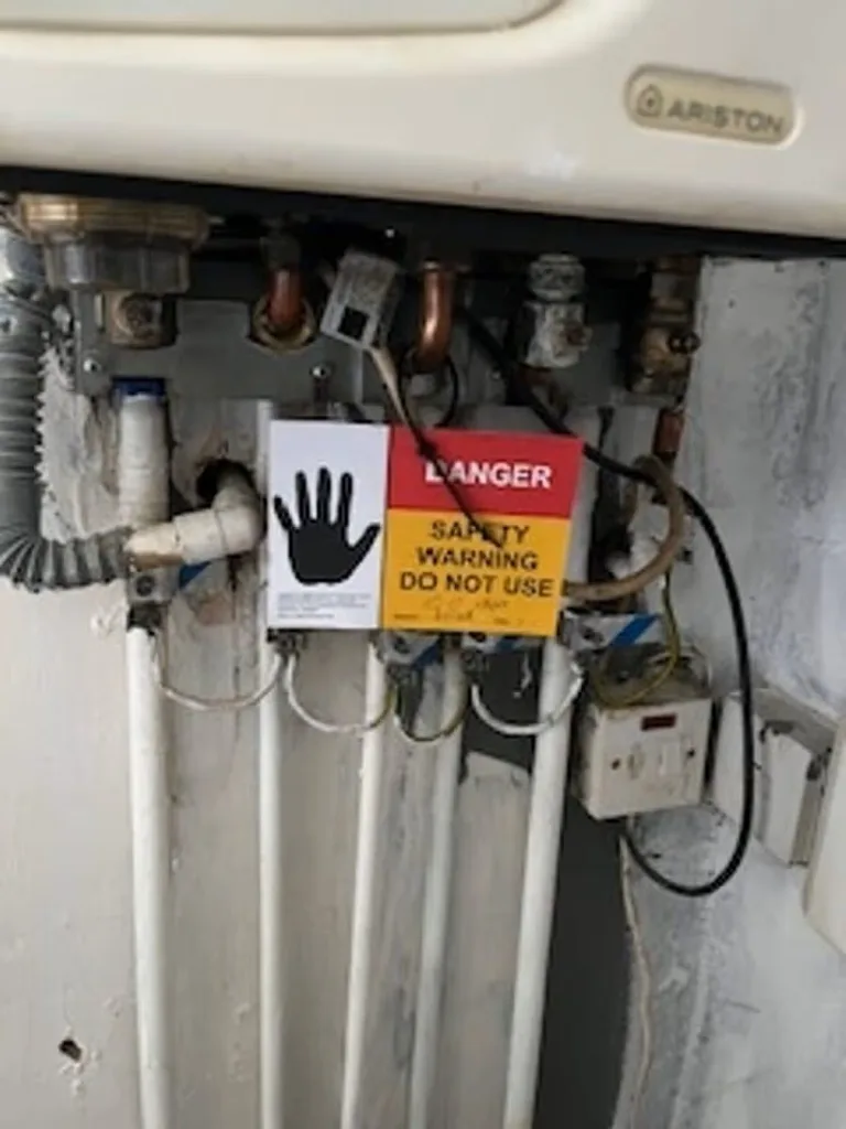 Image of gas boiler