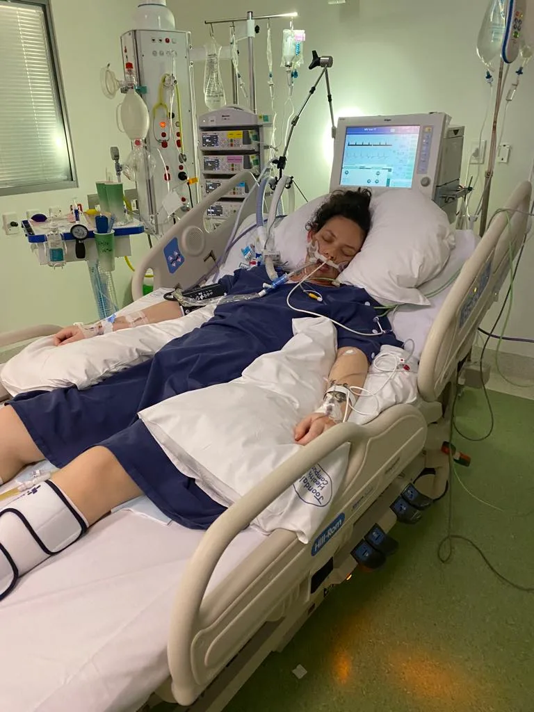Image of woman in a coma