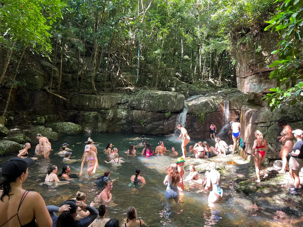 Rope Falls group hike and swim