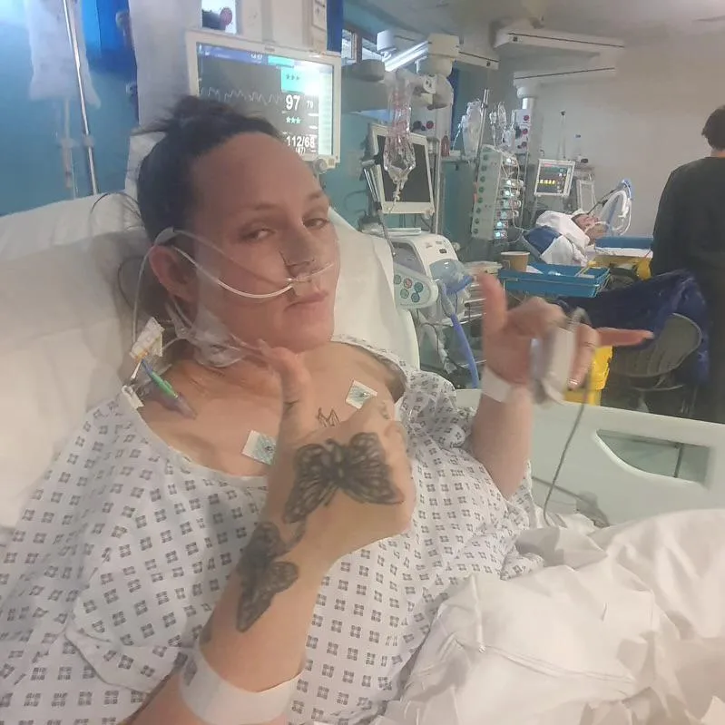 Image of woman in hospital