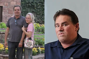 Left image - woman undercover Right image - jailed predator