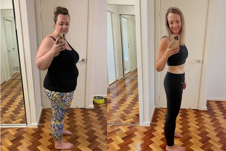 From 148kg to Ironman: Emma lost 80kg and 10 dress sizes after a health scare