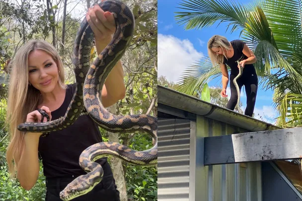 Meet the Sunshine Coast mum who quit her job to catch snakes