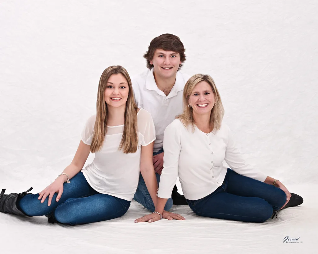 Image of mother and two kids