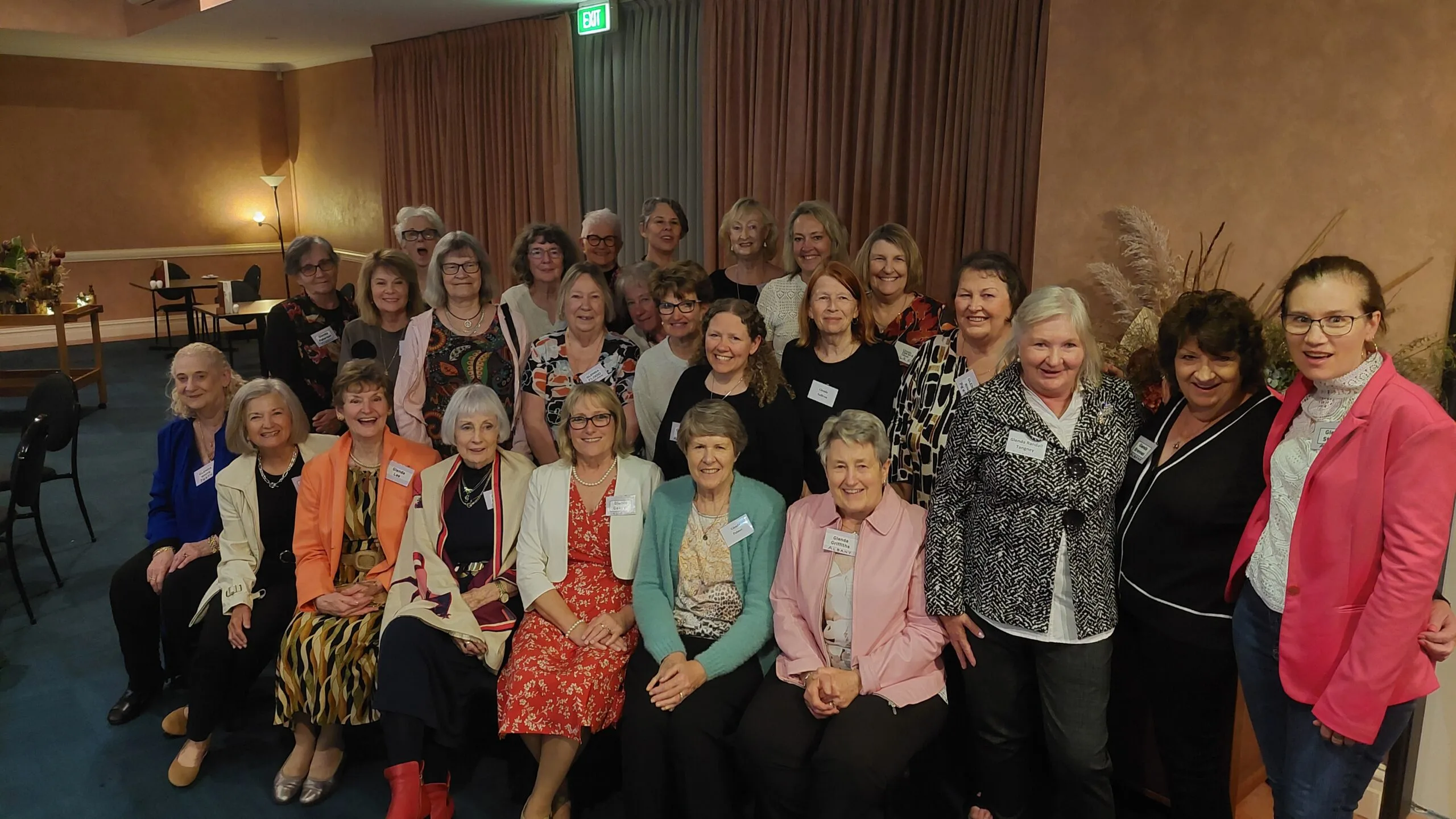 large group of women inside