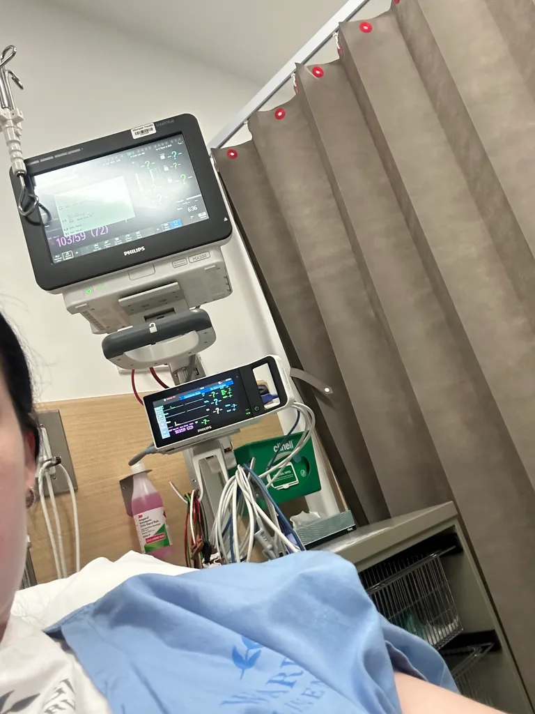 Image of woman in hospital