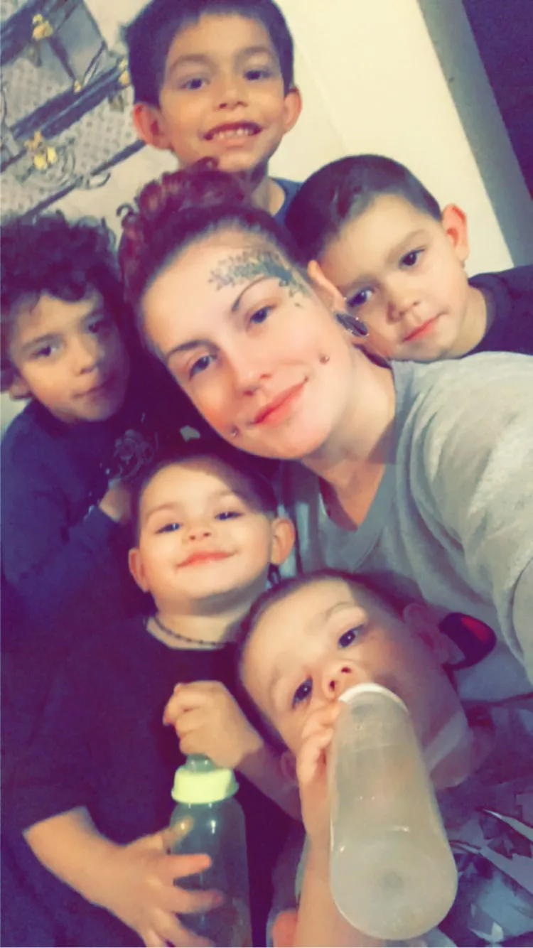woman with five sons
