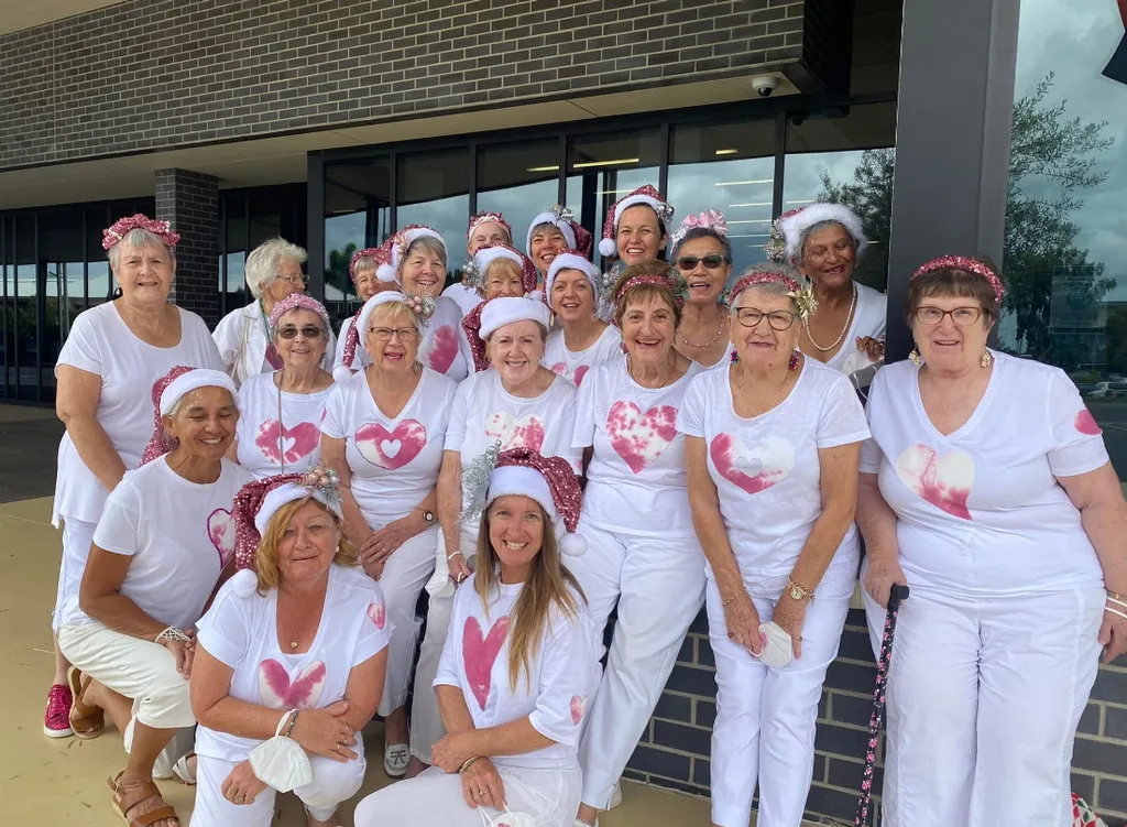 Image of breast cancer survivor choir