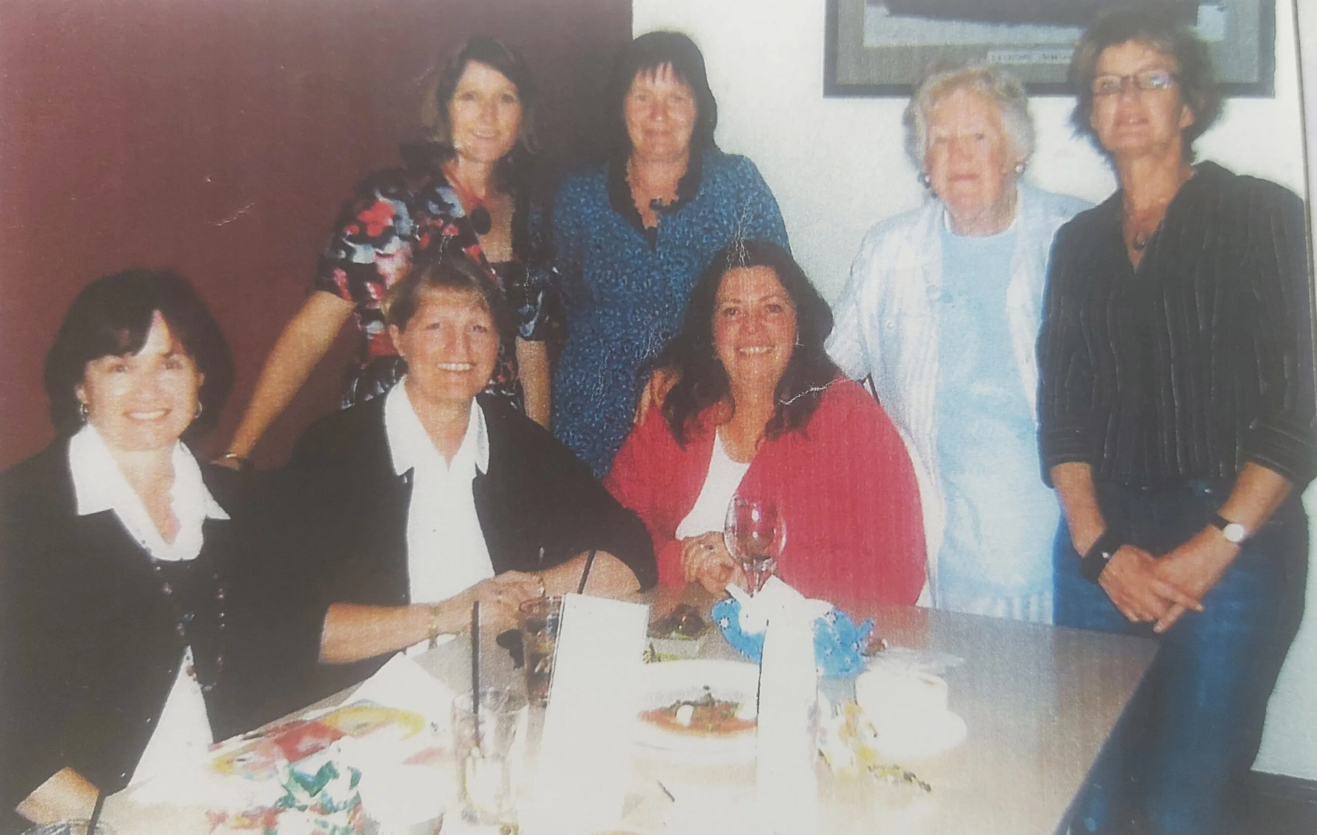 women at lunch