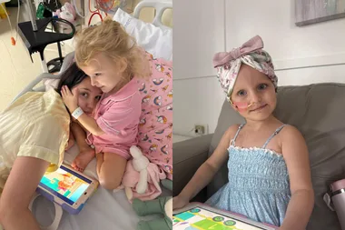 L: Jazmin and Olivia. R: Olivia