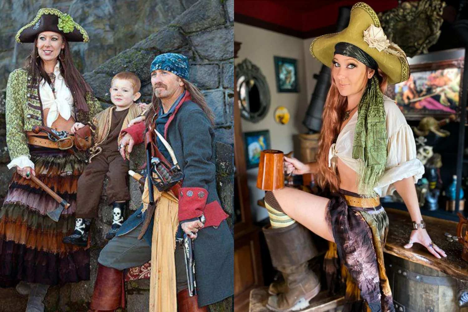 A pirate family