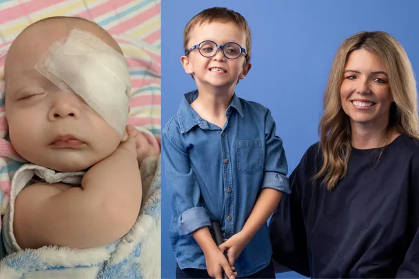 Born with a rare eye disorder, brave James is proving doctors wrong every day