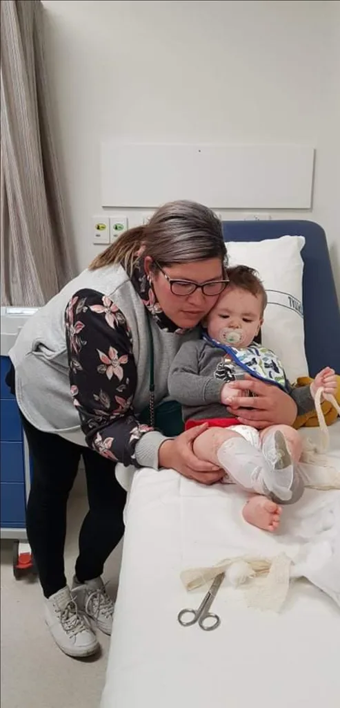 Xavier in hospital