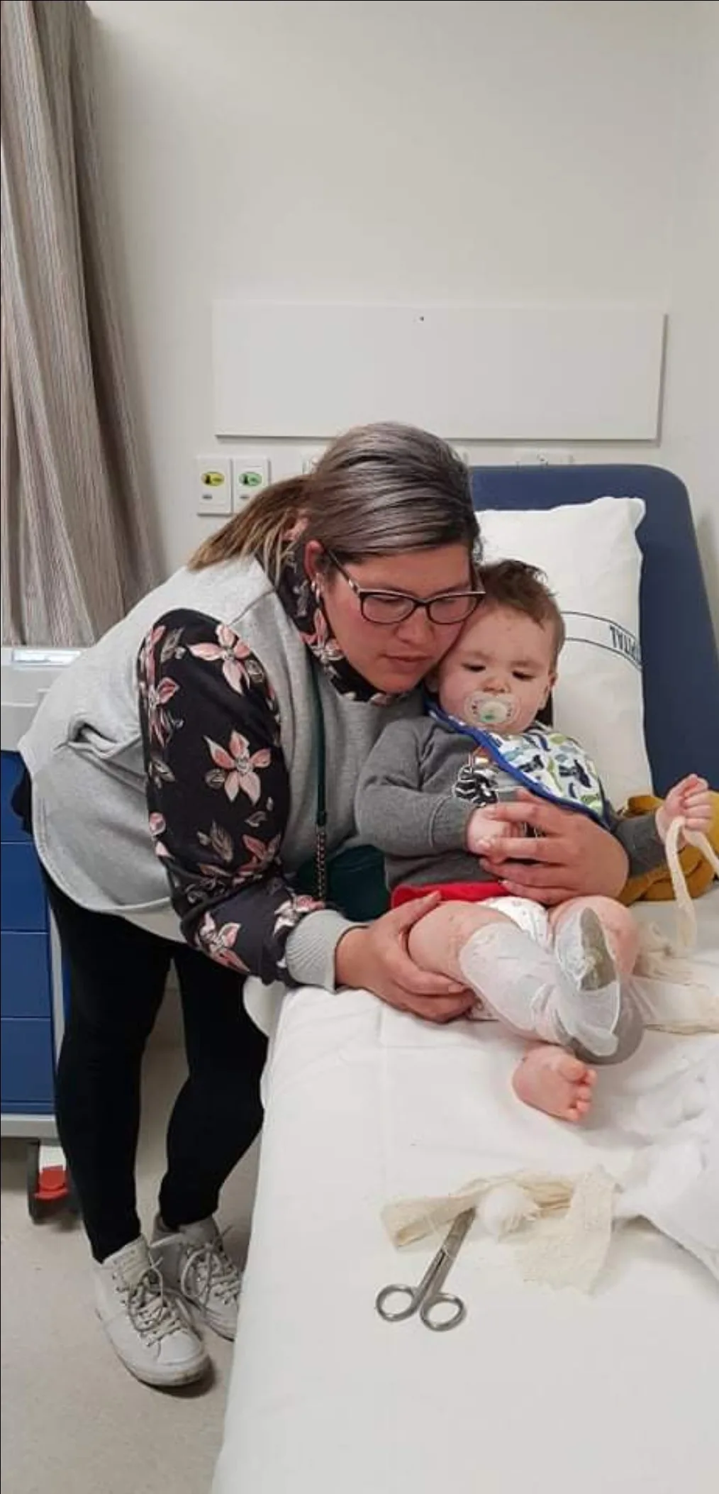 Xavier in hospital