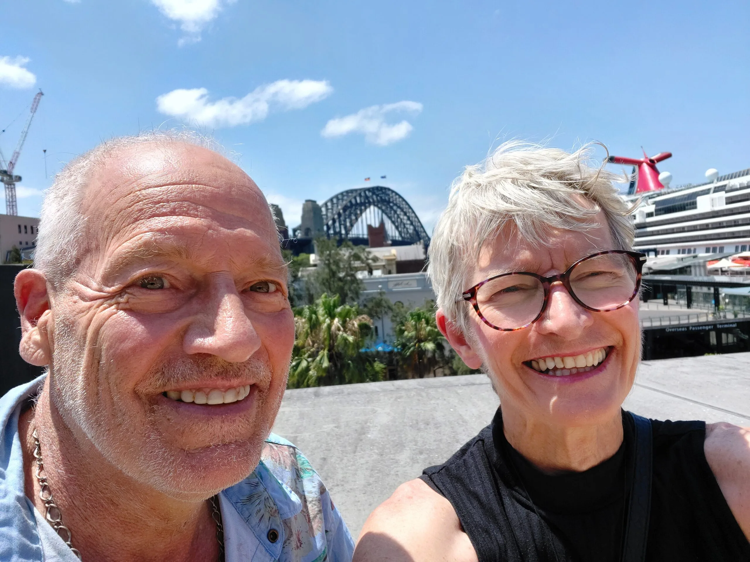 couple smiling at camera