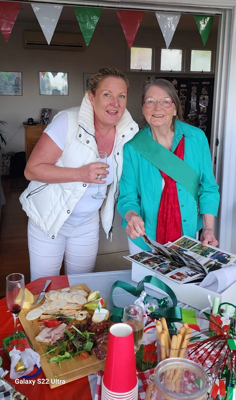 woman and daughter at birthdat celebration