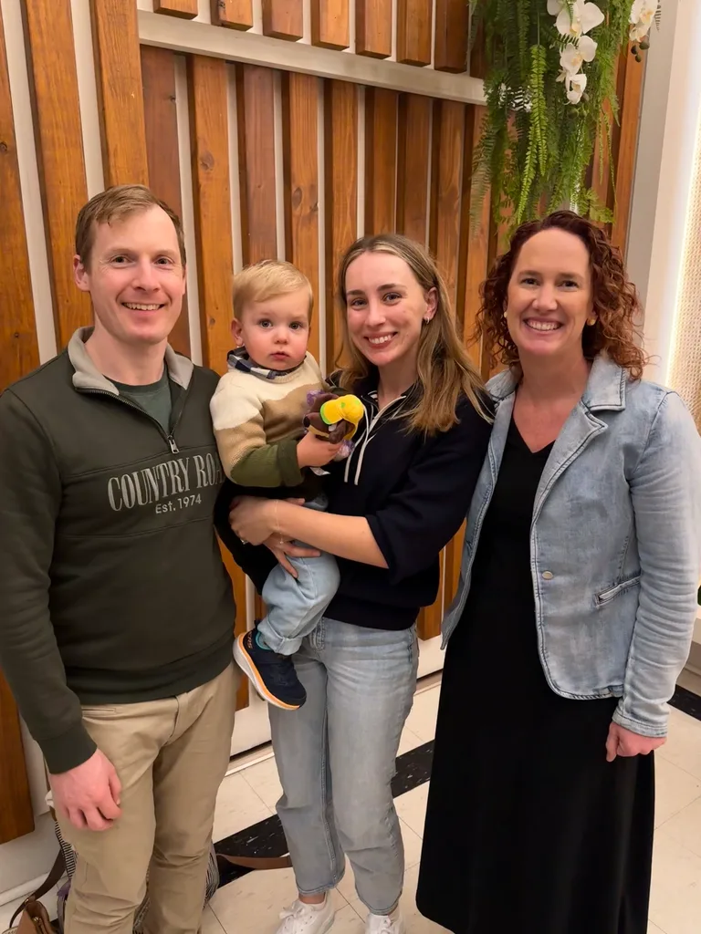 Image of family and surrogate
