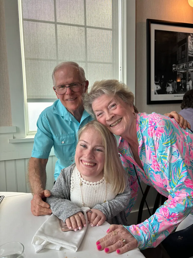 Image of grandparents and granddaughter