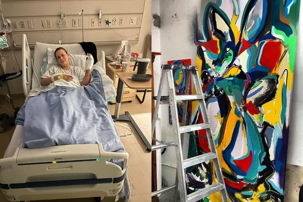 I fell three metres off a ladder and was impaled by my paintbrush
