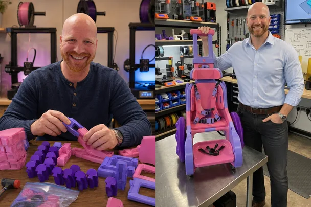 He bought a 3D printer for fun – then used it to give children with disabilities the gift of freedom