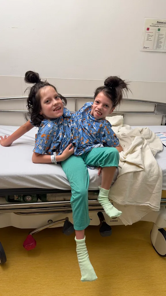 Callie and Carter in hospital to get surgery for their ears