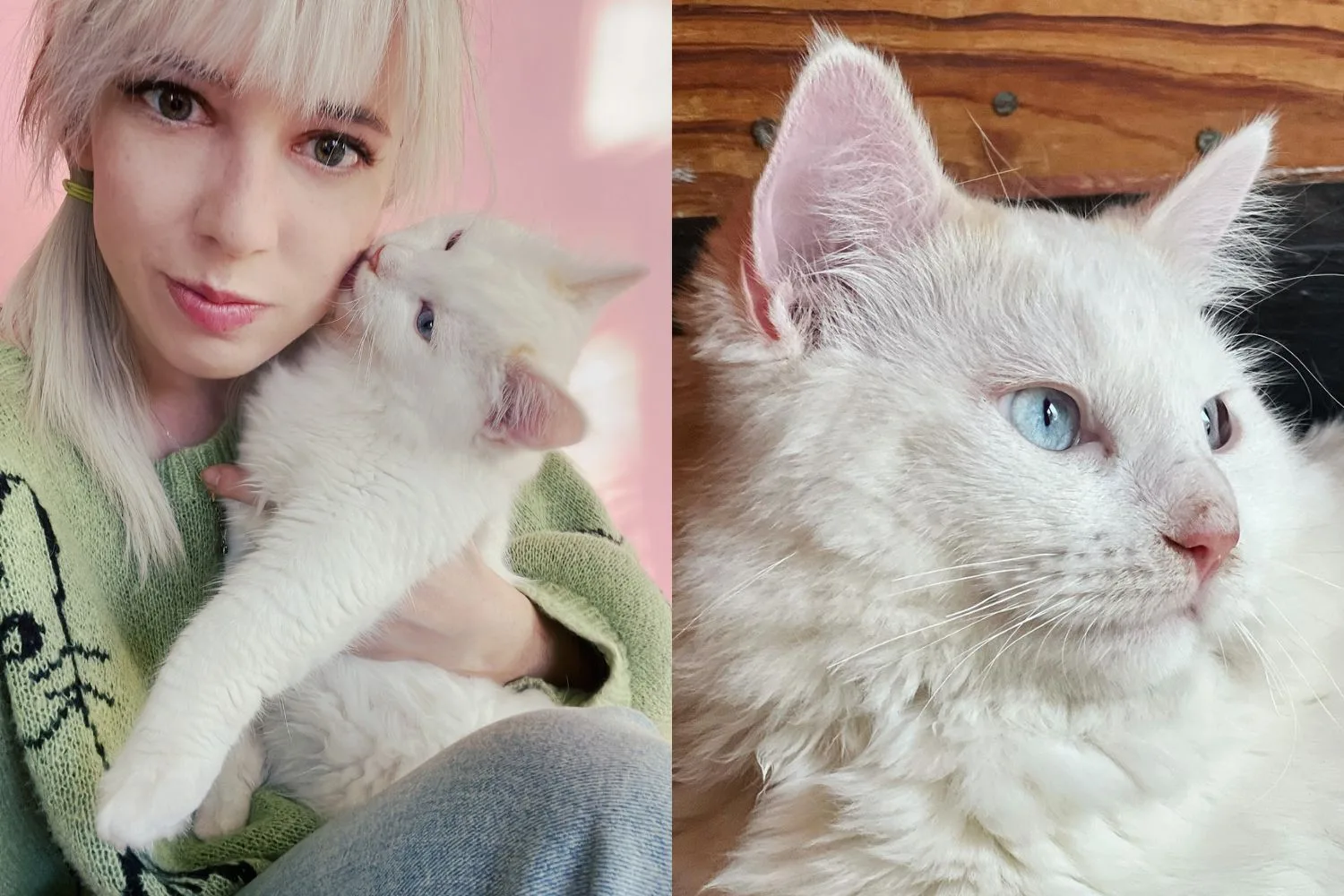 Kelly and her cat