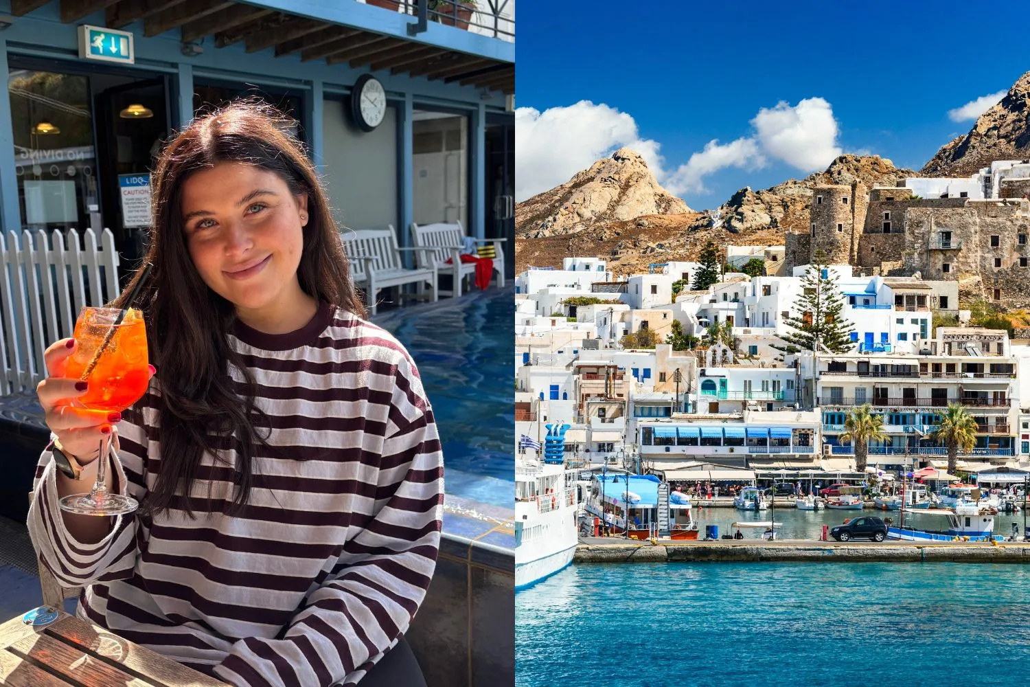 L: Claudia Siron R: Greece