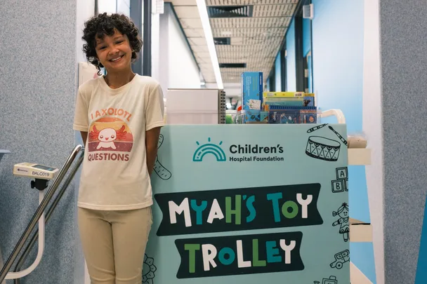 Myah was nine when she got ovarian cancer. A year on, she’s using her diagnosis to change lives