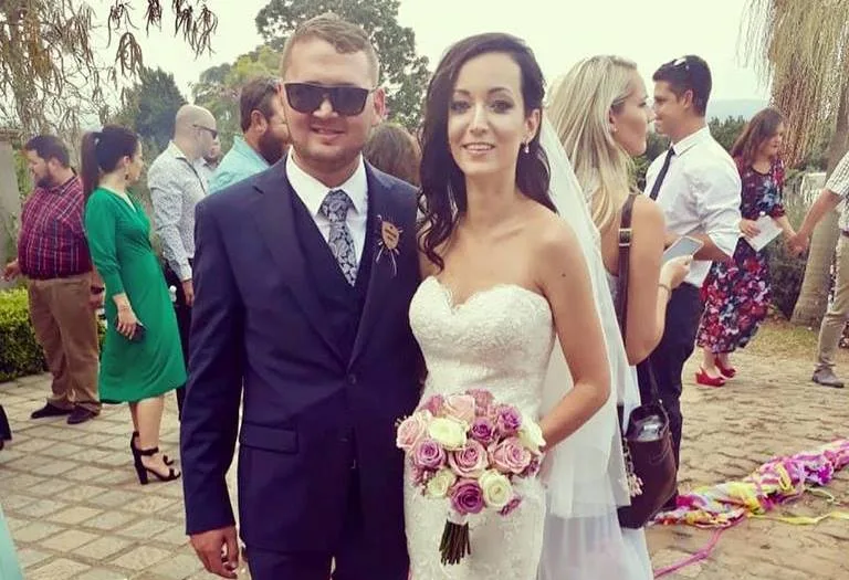 Jason on his wedding day