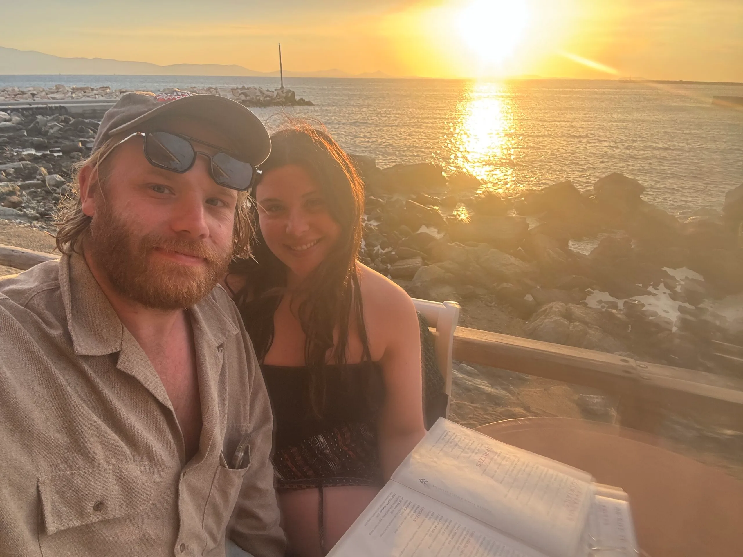 Joe and Claudia in Naxos
