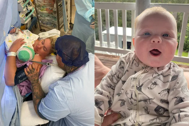 Doctors wanted to remove her cyst – then they discovered her tiny miracle
