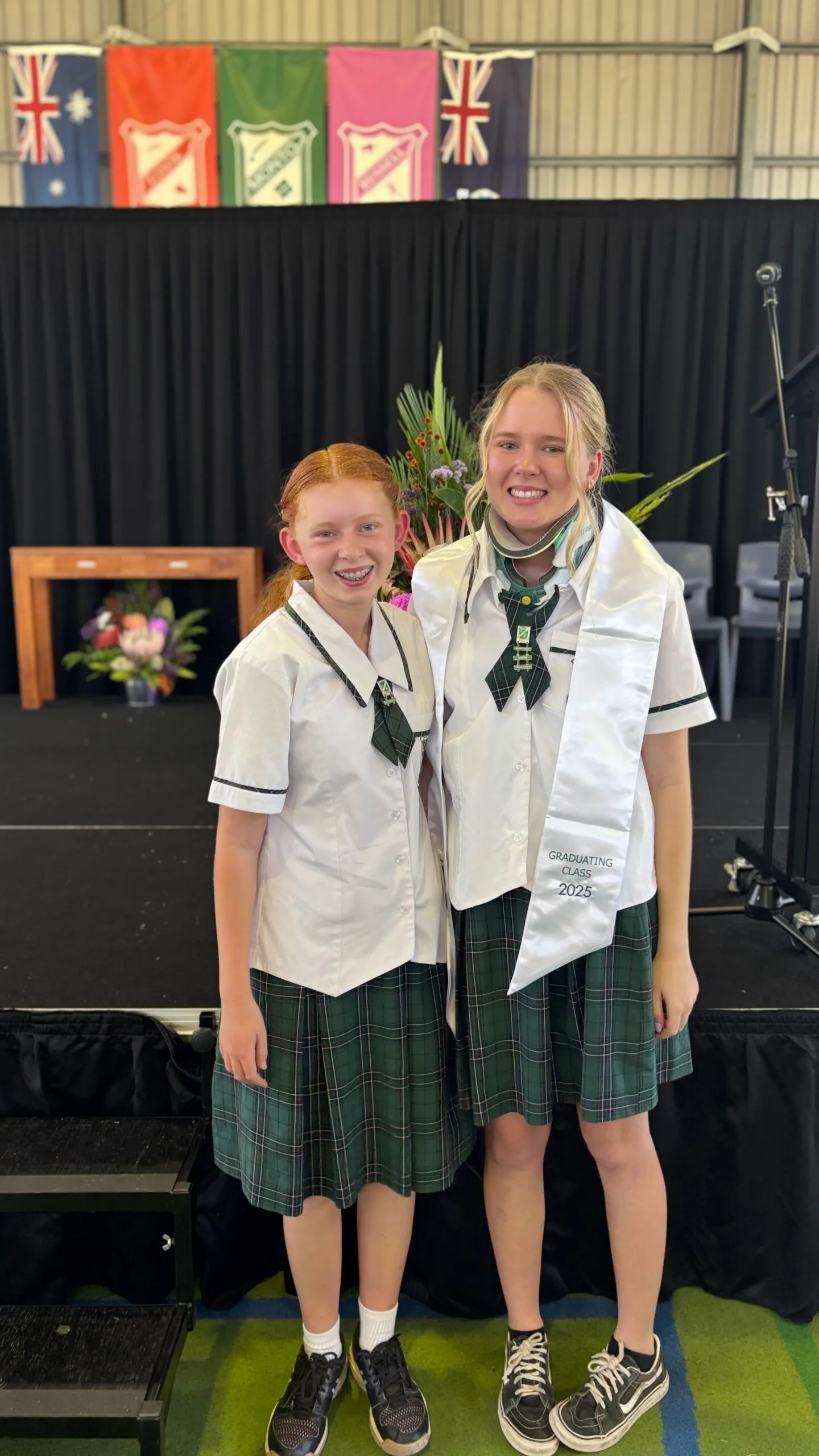 sisters at school 