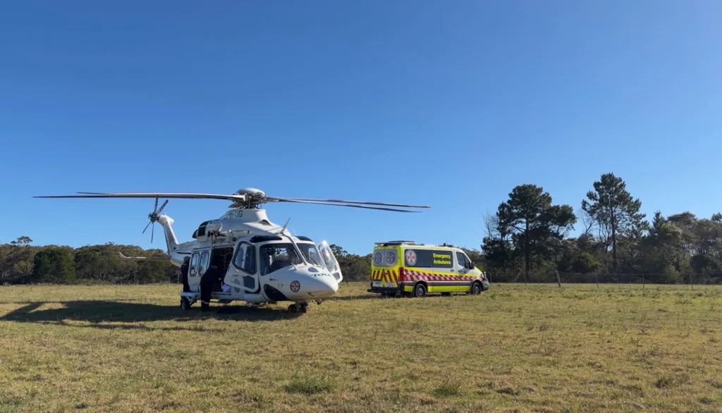 Image of rescue helicopter