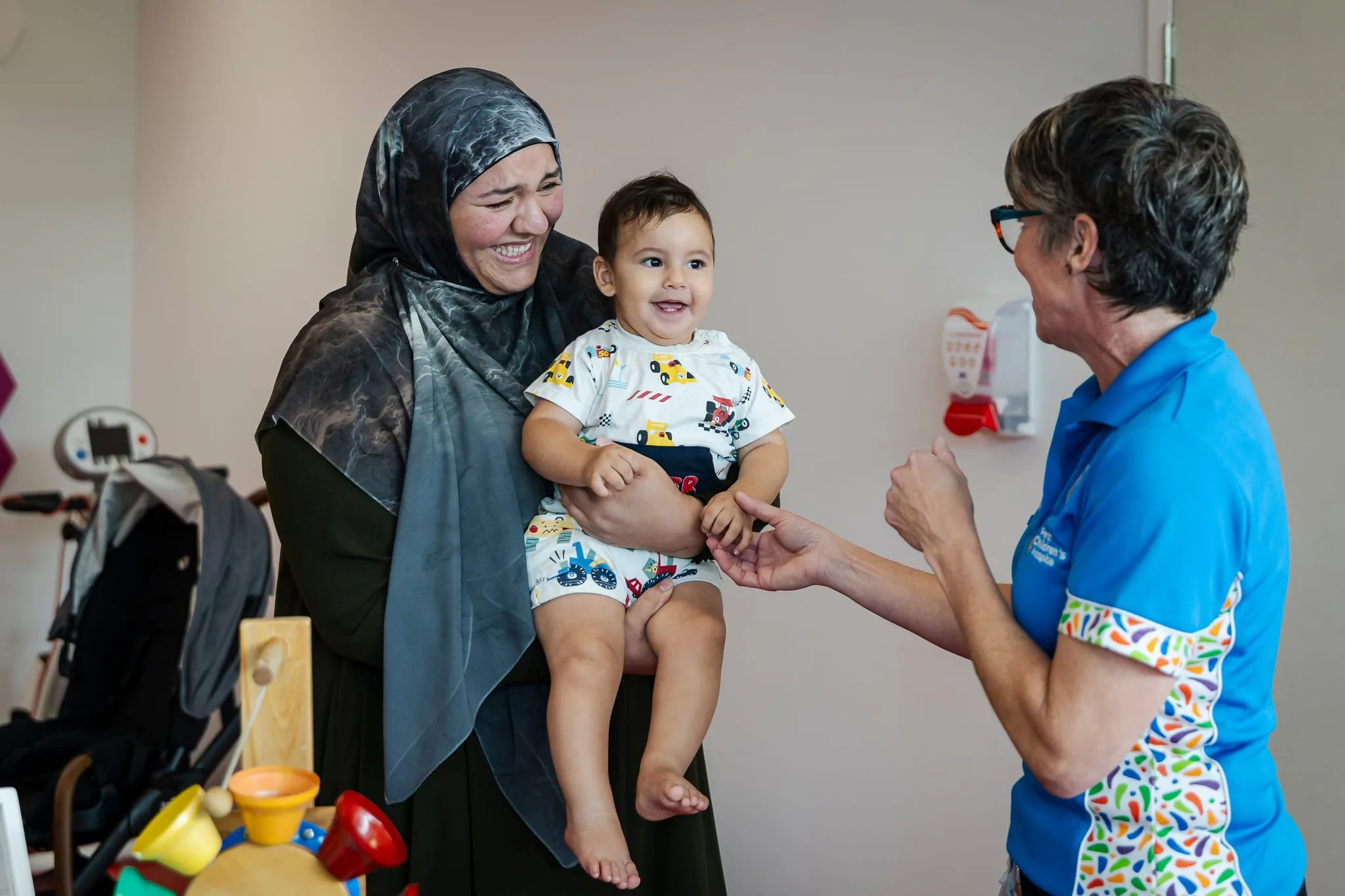 mum, baby and physio