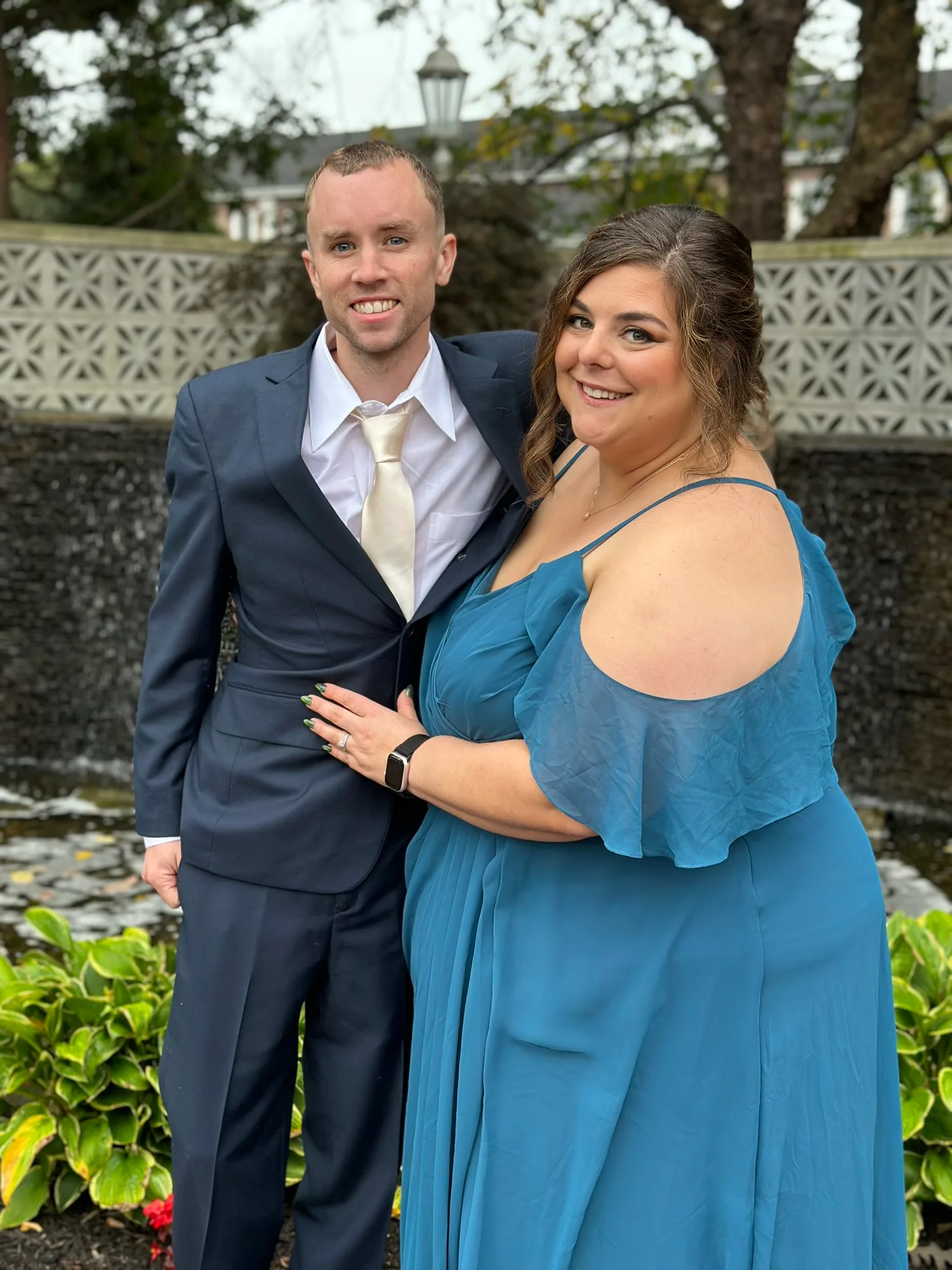 husband and wife as wedding guests
