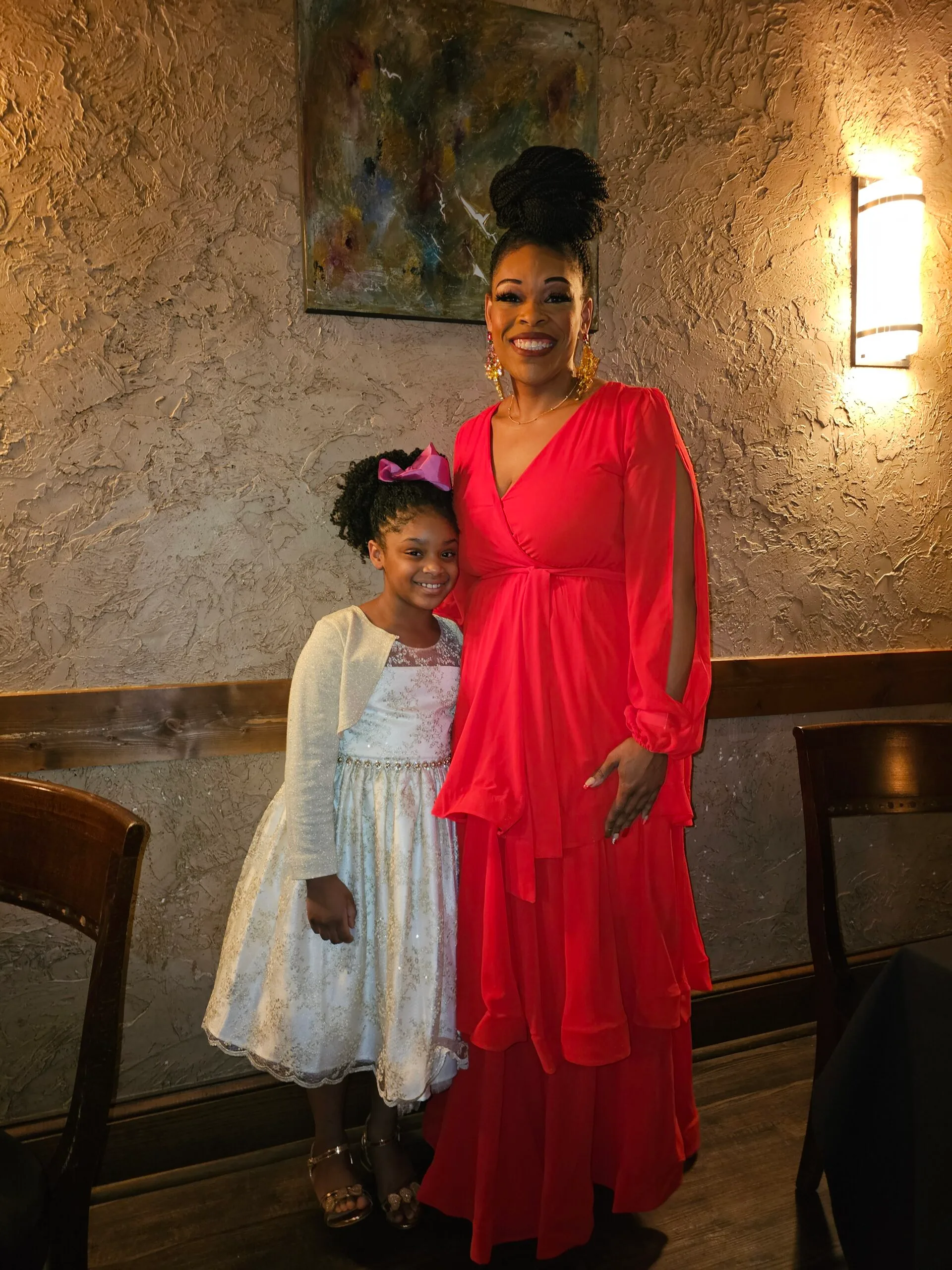 Image of woman and her daughter