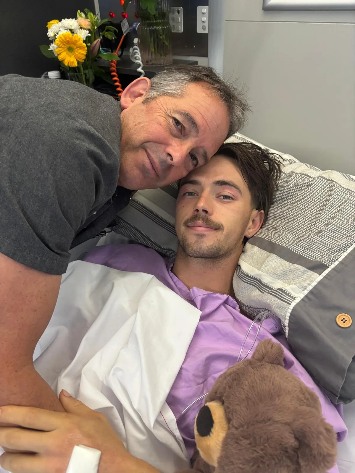 Image of father and son