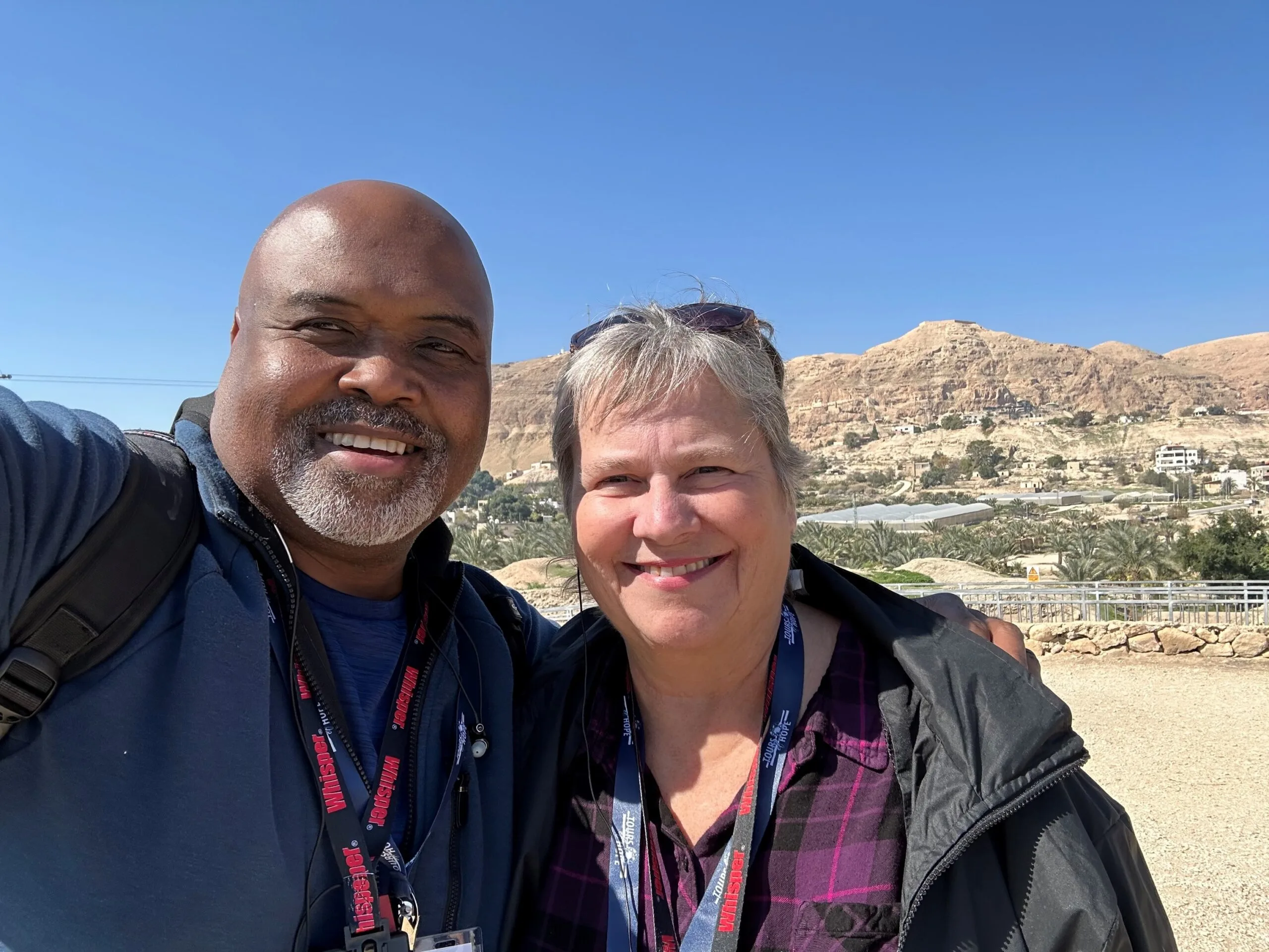 husband and wife on holiday