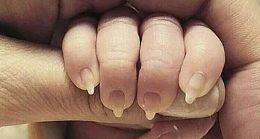 The internet is losing it over this baby’s nails