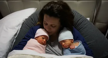I fell pregnant – but I was already expecting!