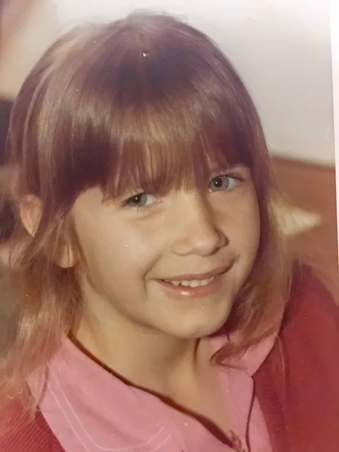 Michelle as a child.