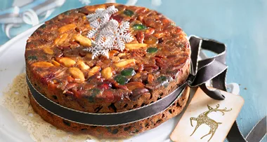 Upside down fruitcake