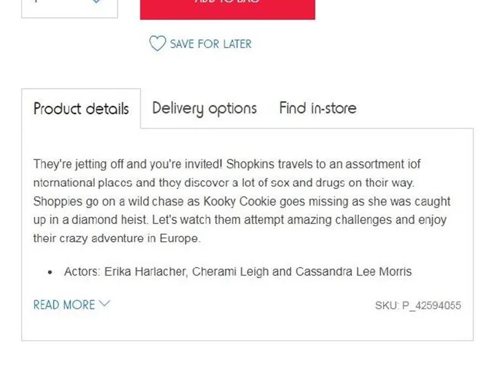 Kmart item
