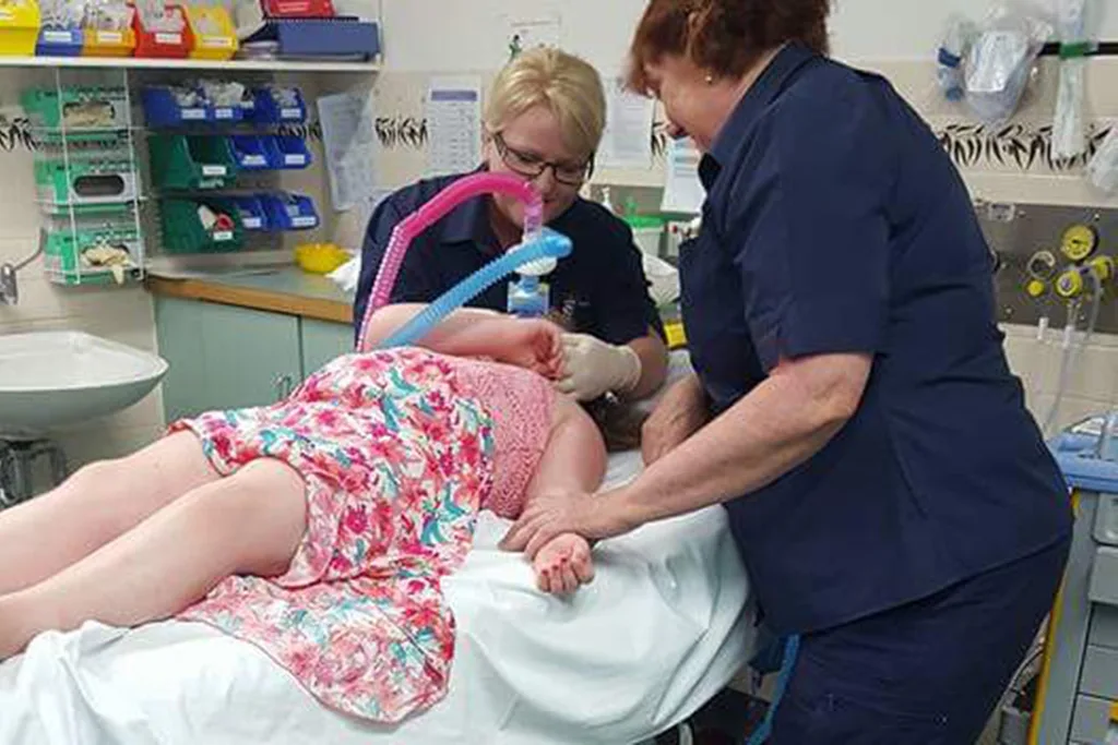 emily in hospital